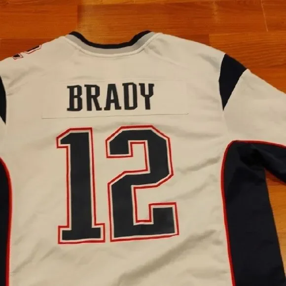 Nike Patriots Jersey - White and Navy - Picture 6 of 6